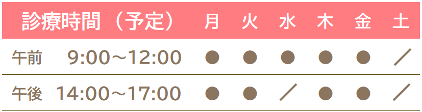 あや乳腺外科クリニック診療時間
